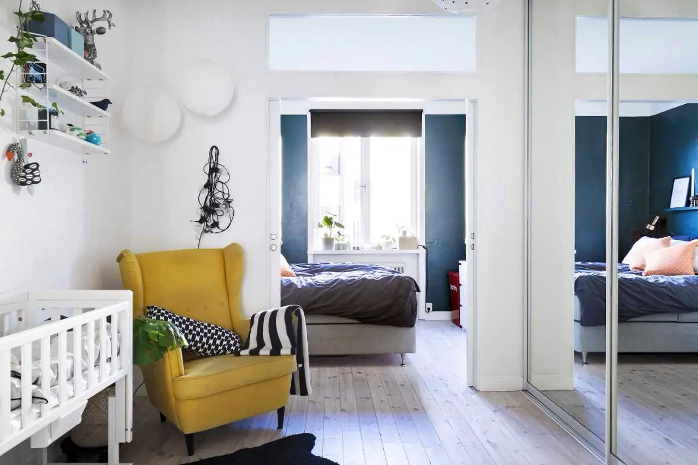 瑞典色彩之家，打破传统白墙设计-20