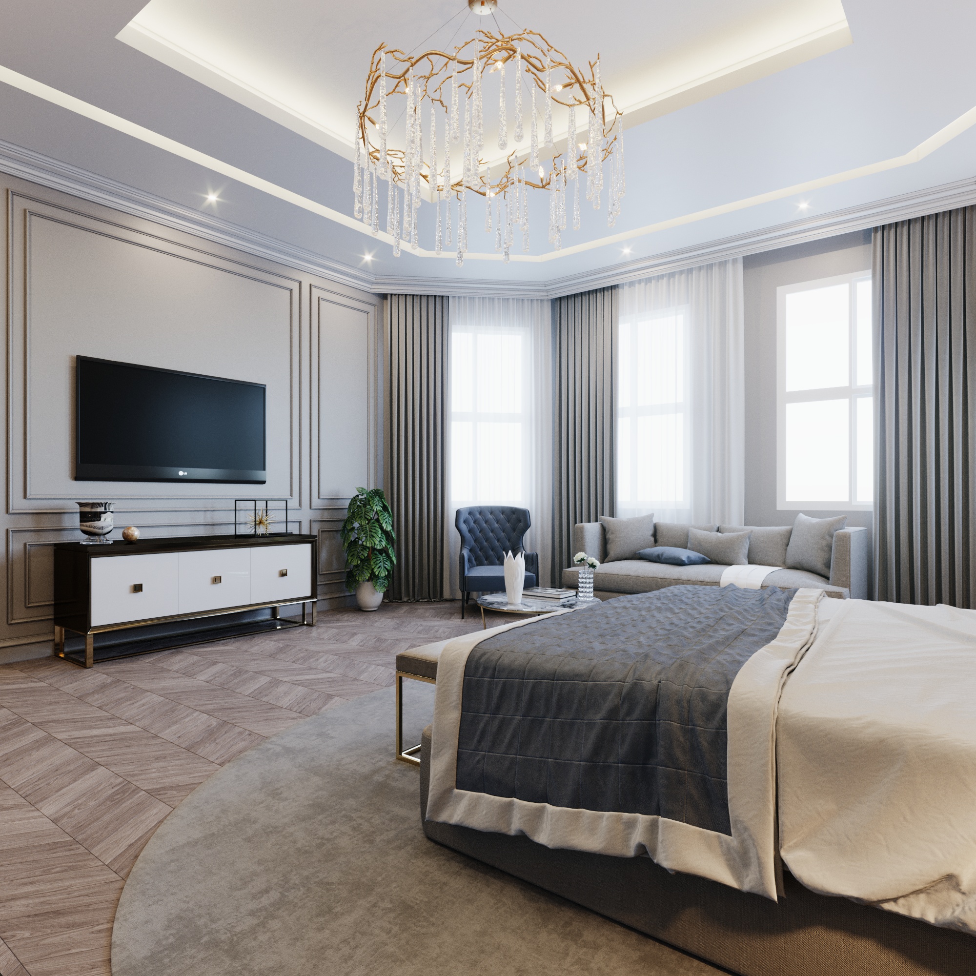 新古典主义别墅丨Shady Salah-50