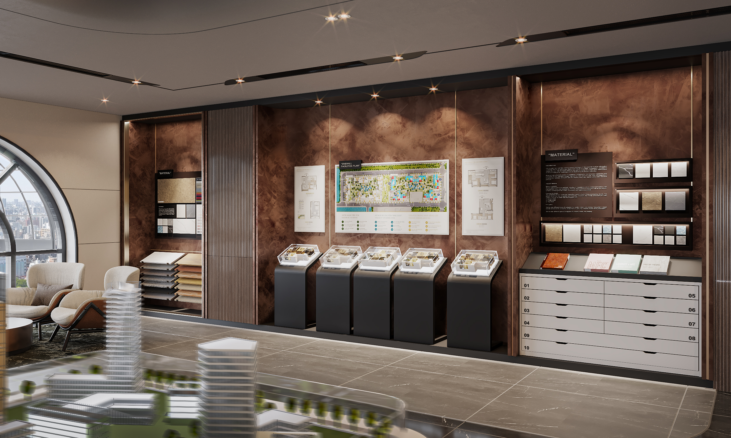 房地产销售展示厅丨越南河内-5