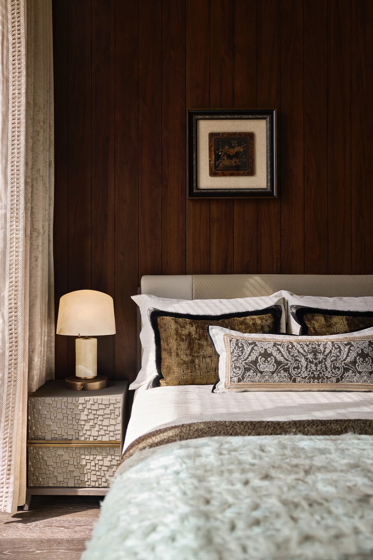 金地御湖颂丨中国广州丨硬装矩阵纵横,软装矩阵鸣翠-42