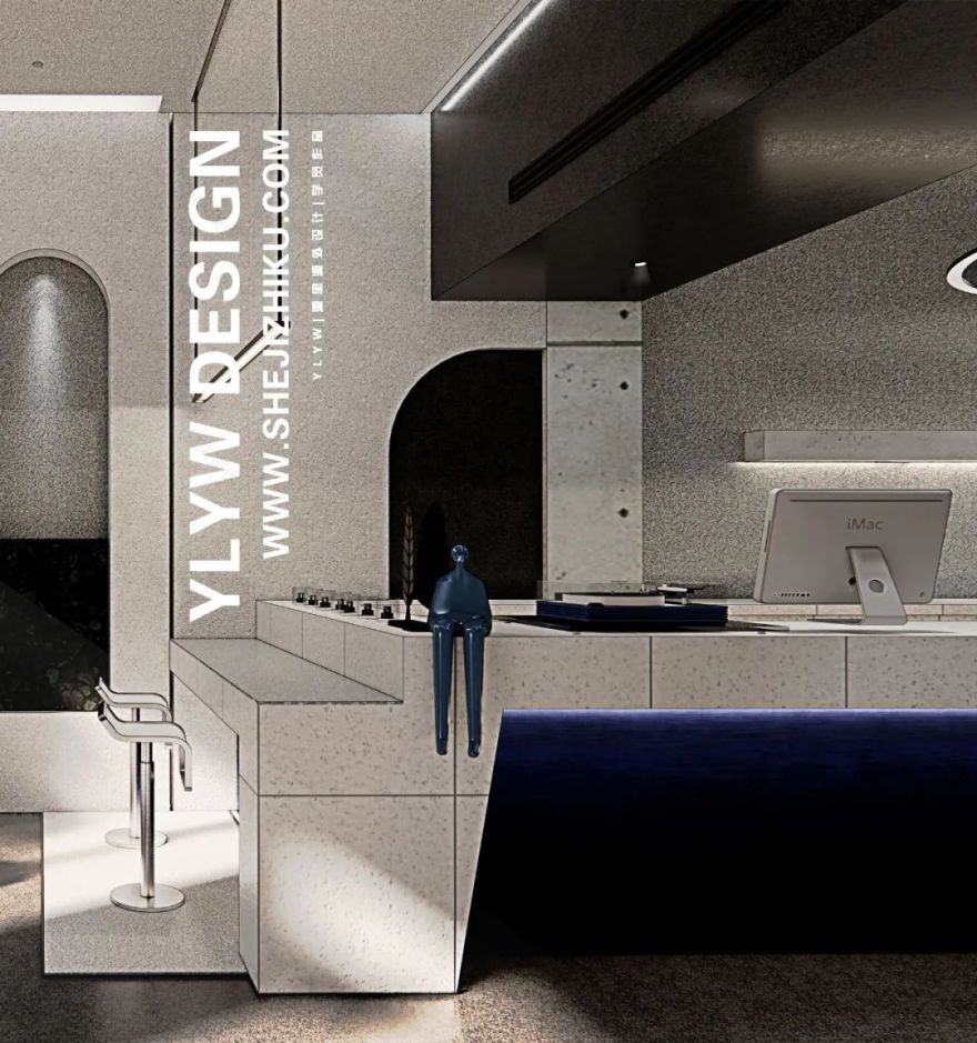 康定斯基灵感几何咖啡厅丨源里源外设计-11