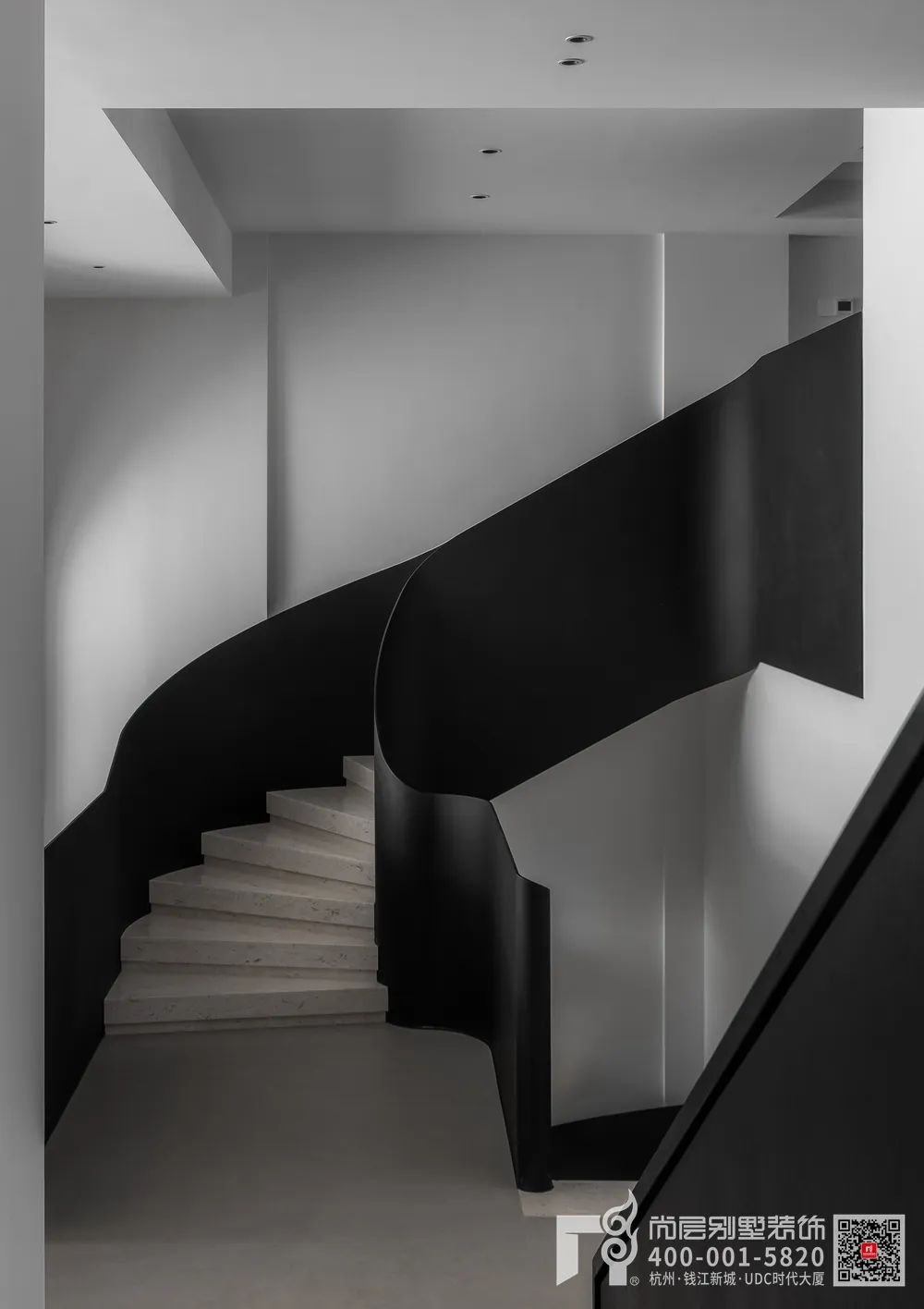 嘉兴宝石公馆现代简约别墅设计丨中国嘉兴丨杭州尚层装饰-46