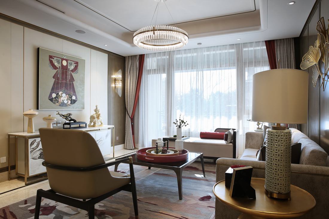 上海天鼓装饰设计-风尚新中式<梦回唐朝>-28