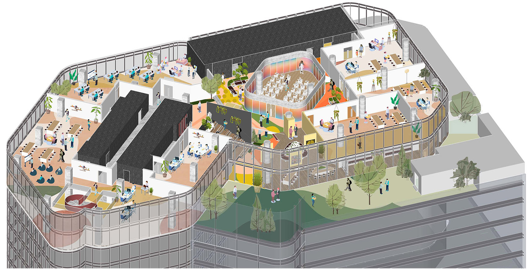 北京朝外UIC创新中心室内设计丨中国北京丨DUTS杜兹设计-134