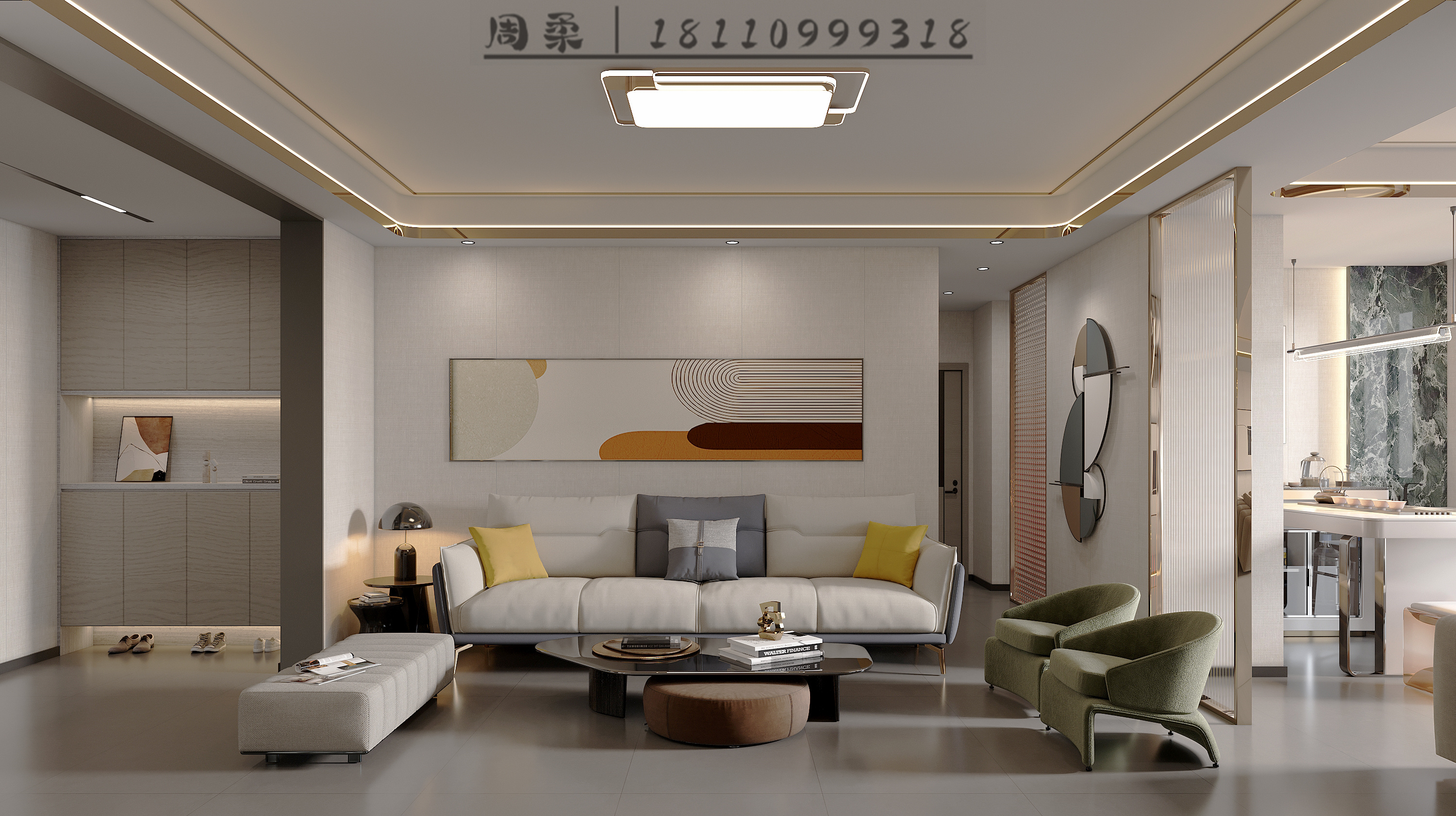 灰白咖轻奢装修，避免廉价感~-4