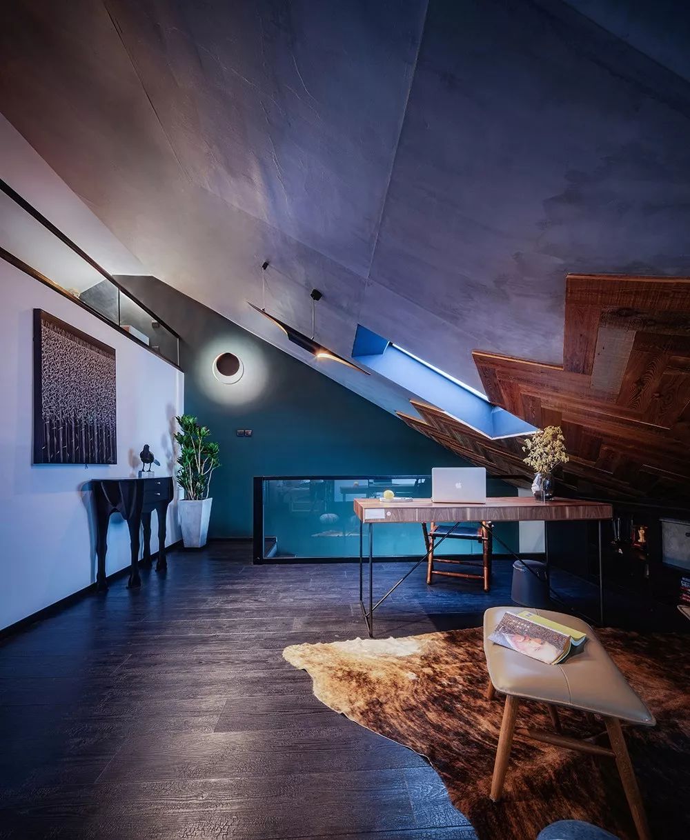 北京挑高阁楼改造,90㎡变 200㎡,设计师如何玩转空间魔法?-52