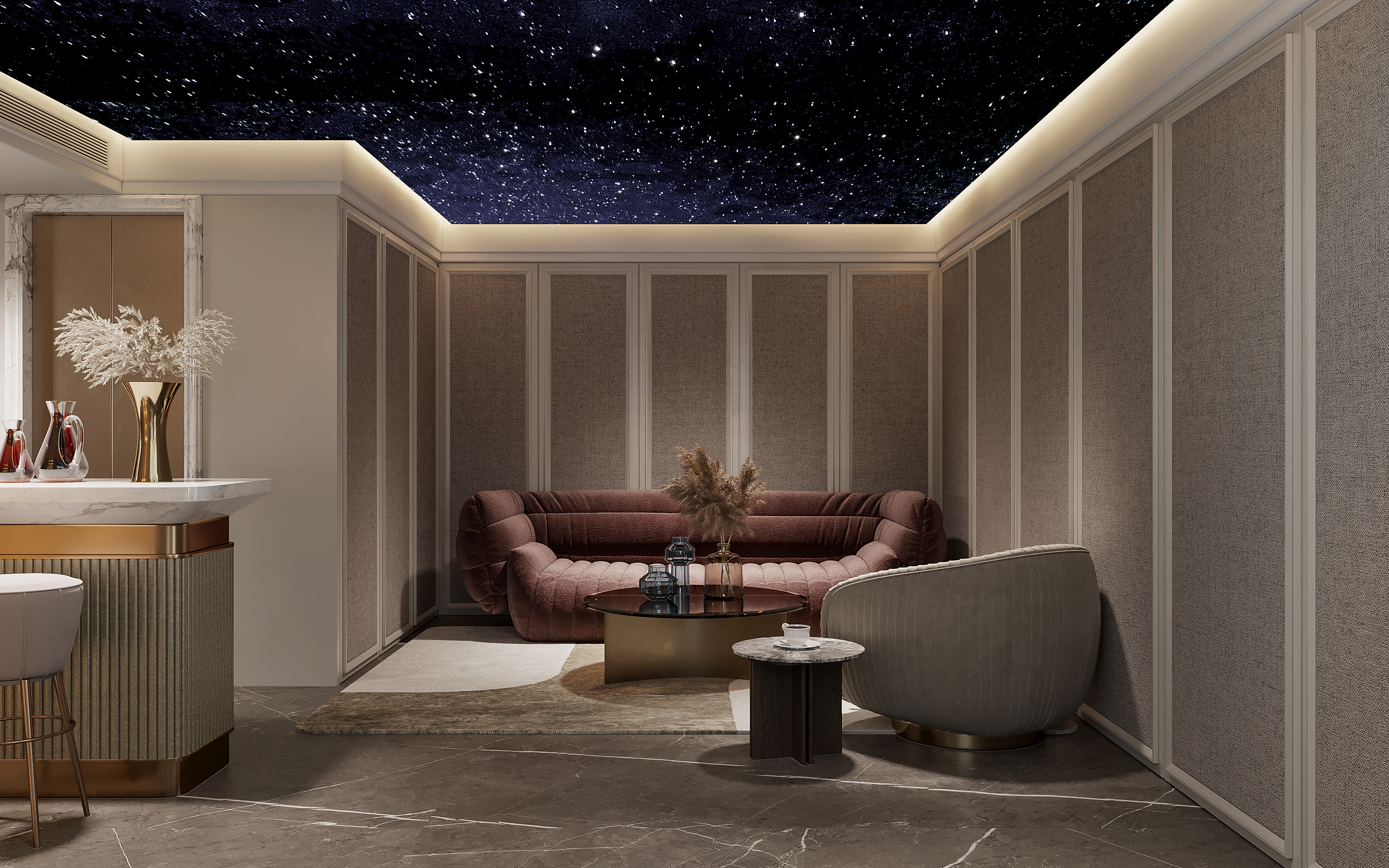 现代混搭风格效果图表现-21