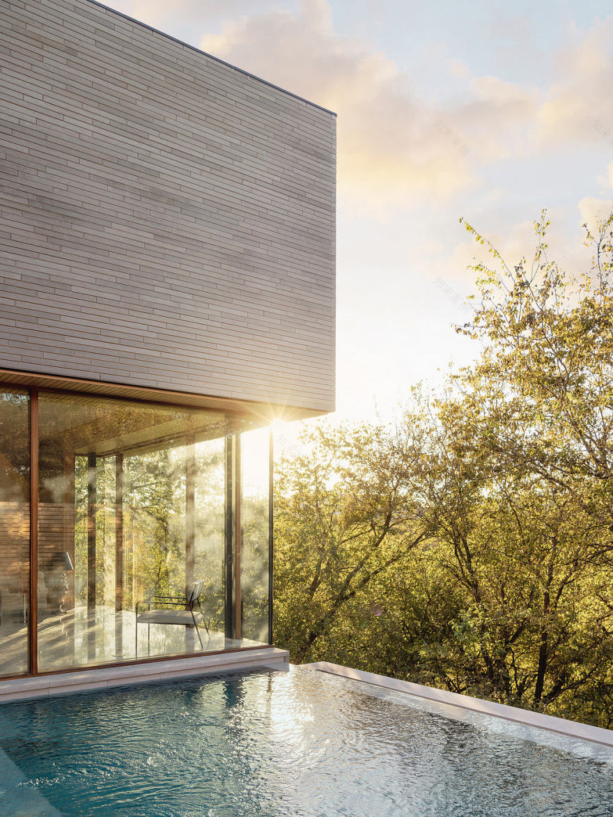 绿化带住宅丨美国奥斯汀丨Michael Hsu Office of Architecture-7