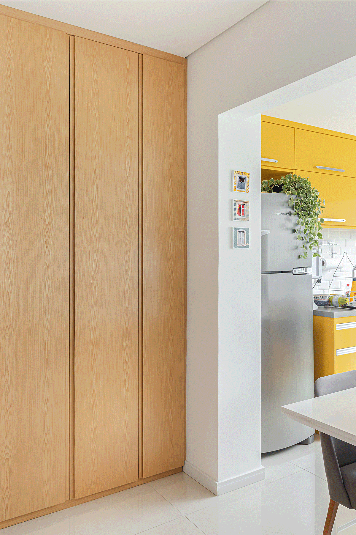 La chambre est bien dissimulée dans ce mini loft de 48m2-10