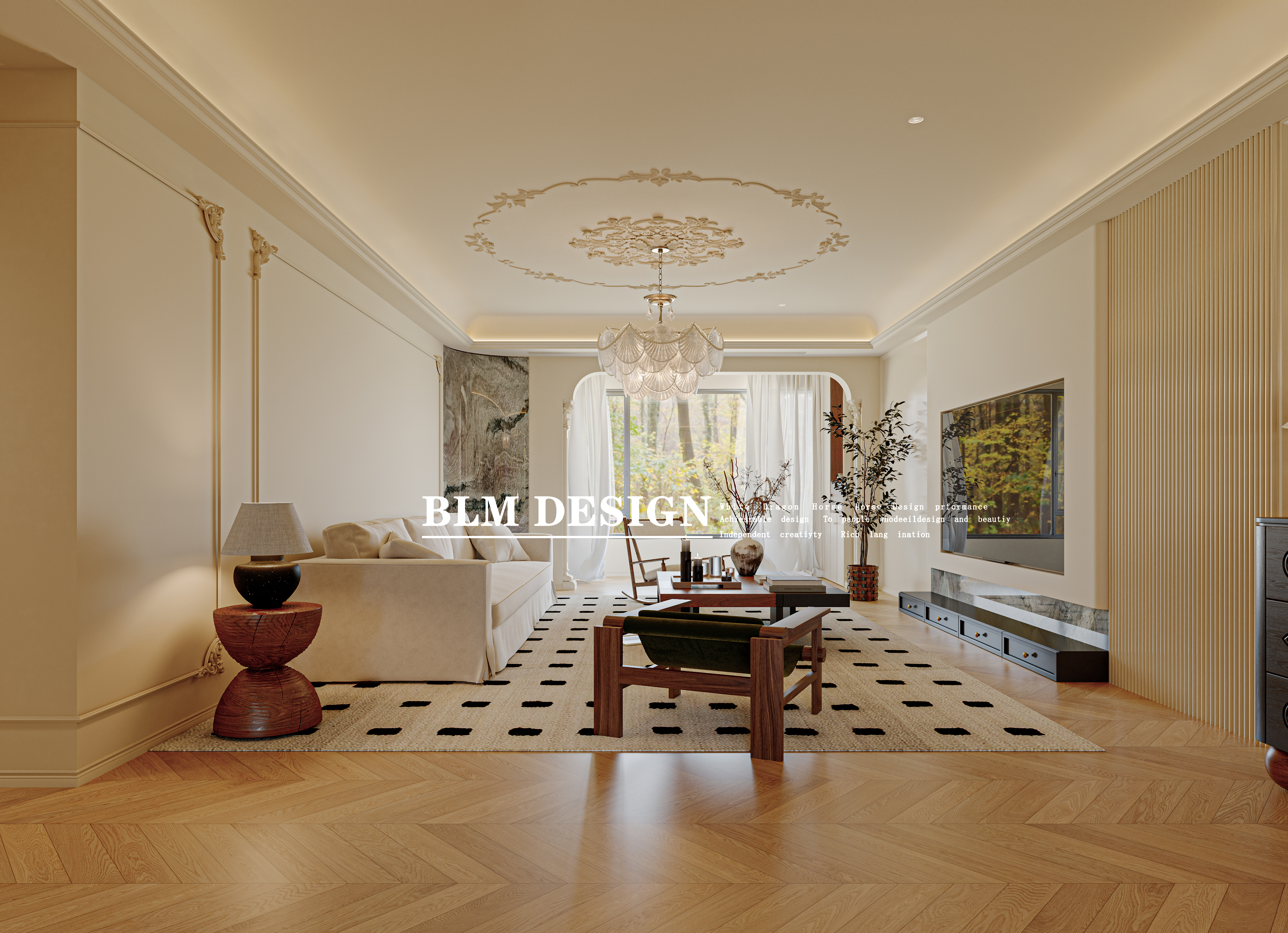 法式  白龙马效果图设计制作-5