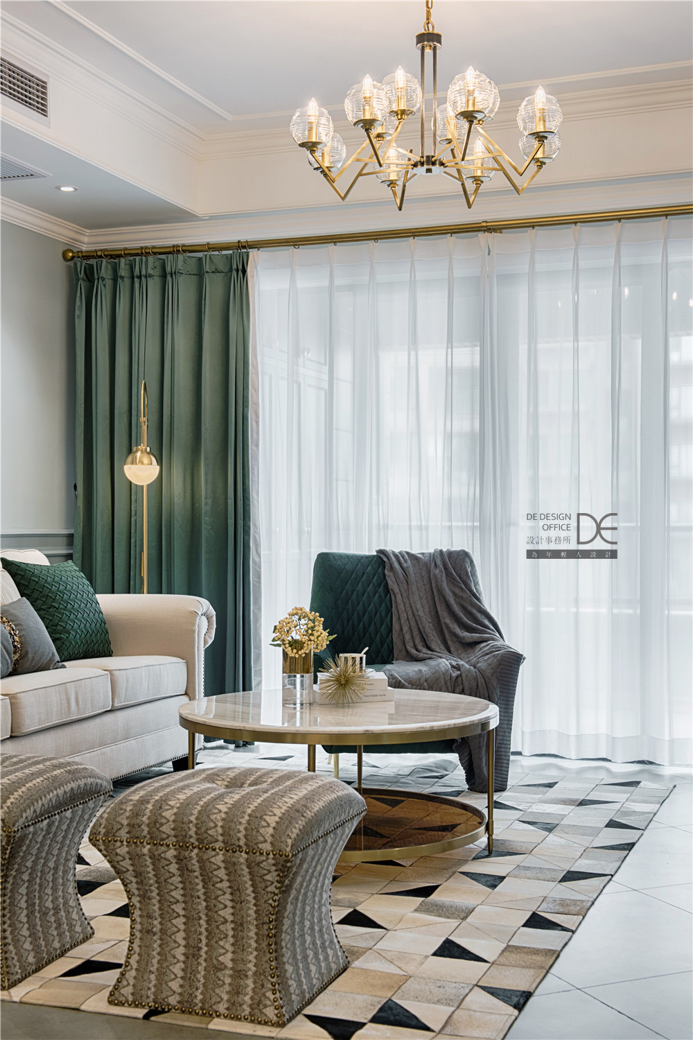 江与城千山万树·美式风格家居设计案例-25