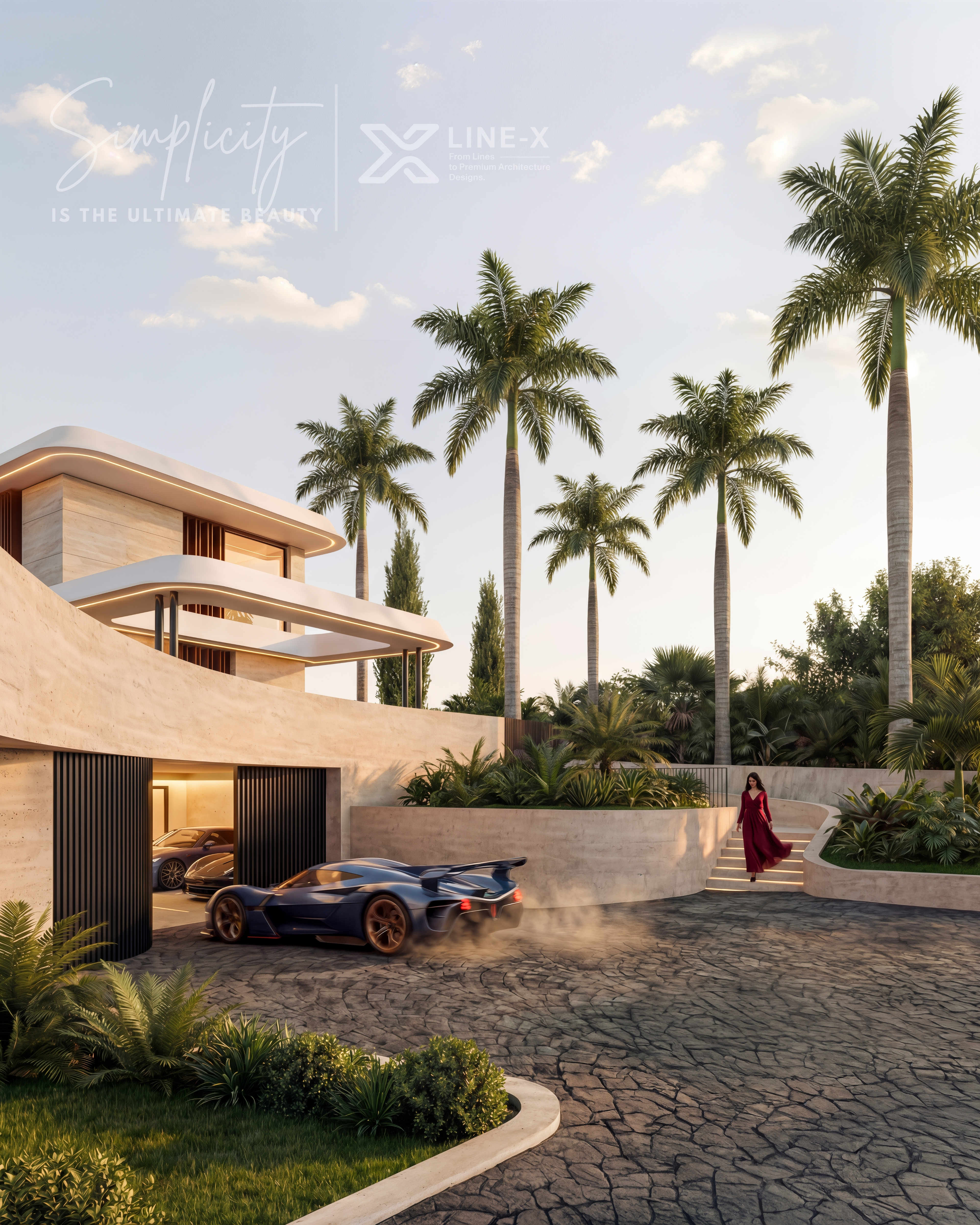 雕刻宁静别墅丨瑞士丨Line X-5