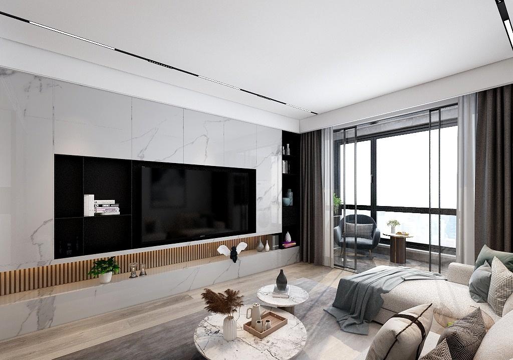 135m²现代简约之家-6