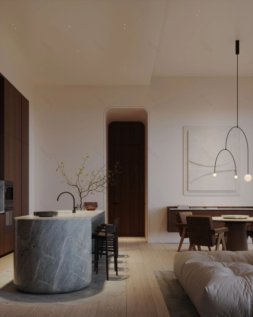 208㎡顶层大平层室内空间设计丨Babayants-11