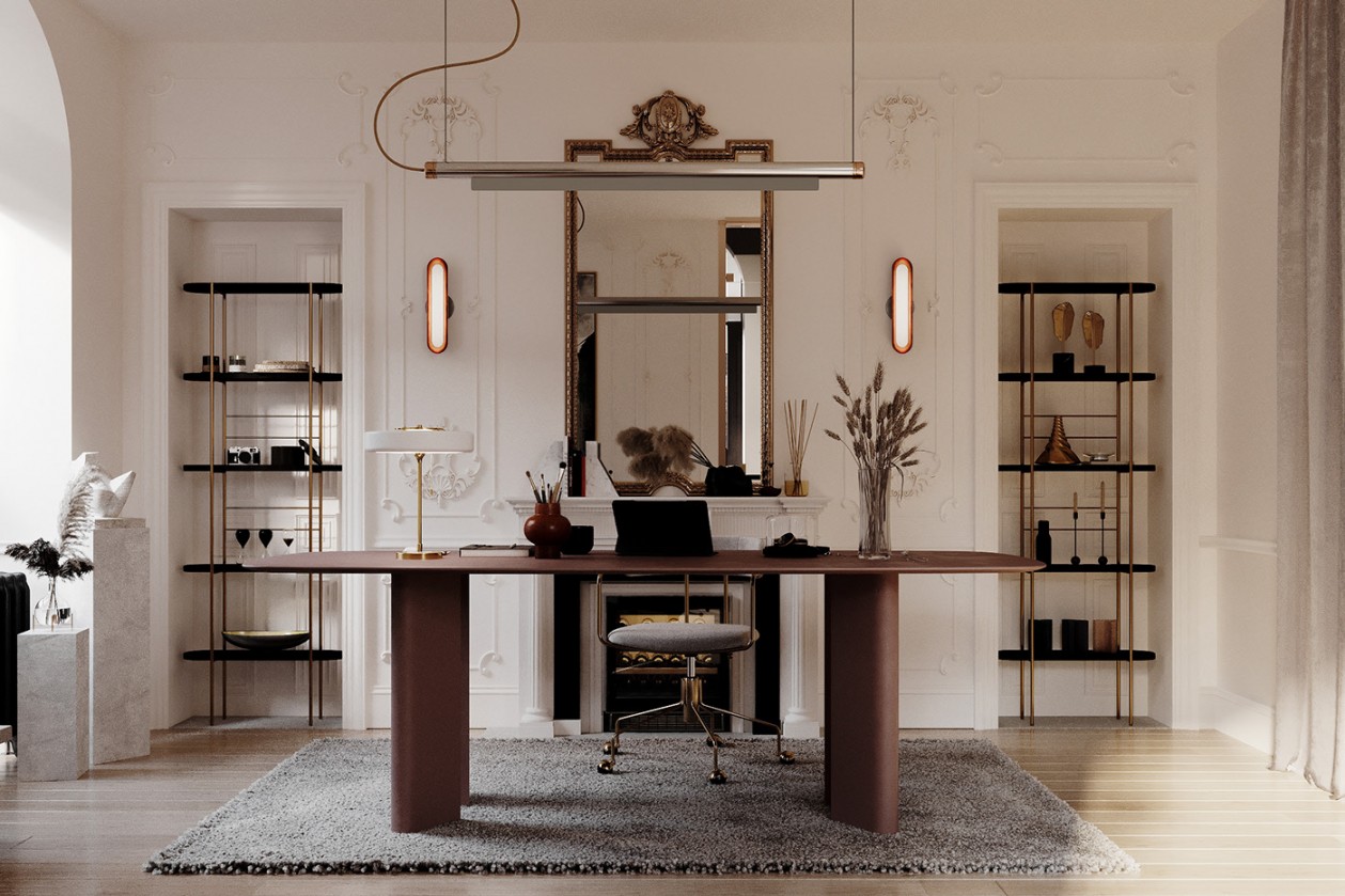 国外居家 办公空间设计！-22