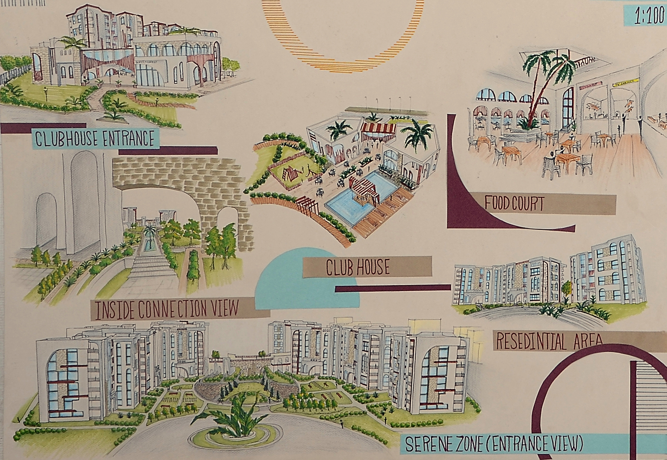 绿洲住宅小区丨3rd Year Architecture-10