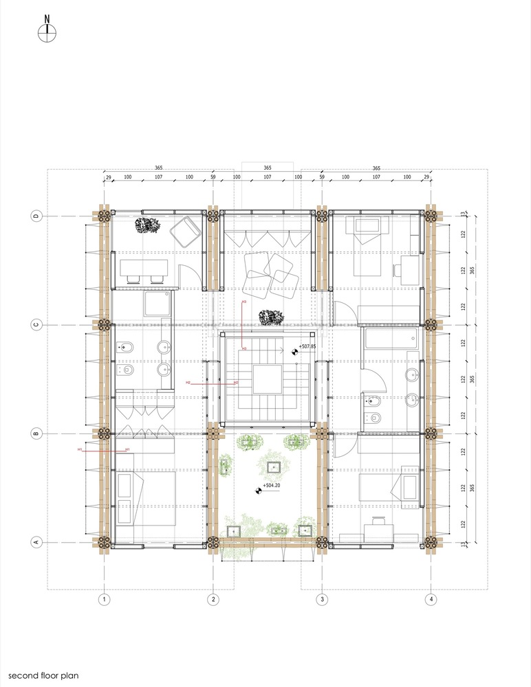 竹构低碳节能住宅-74