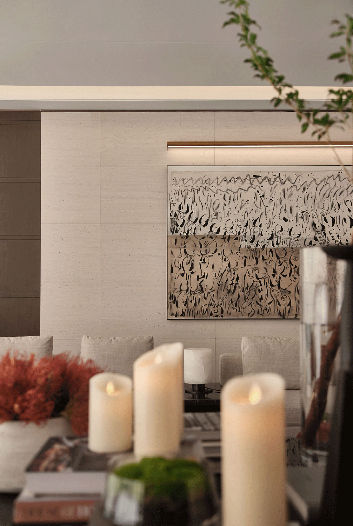 栖霞建设星叶栖悦湾展示中心丨中国南京丨硬装矩阵纵横,软装梵池设计-45