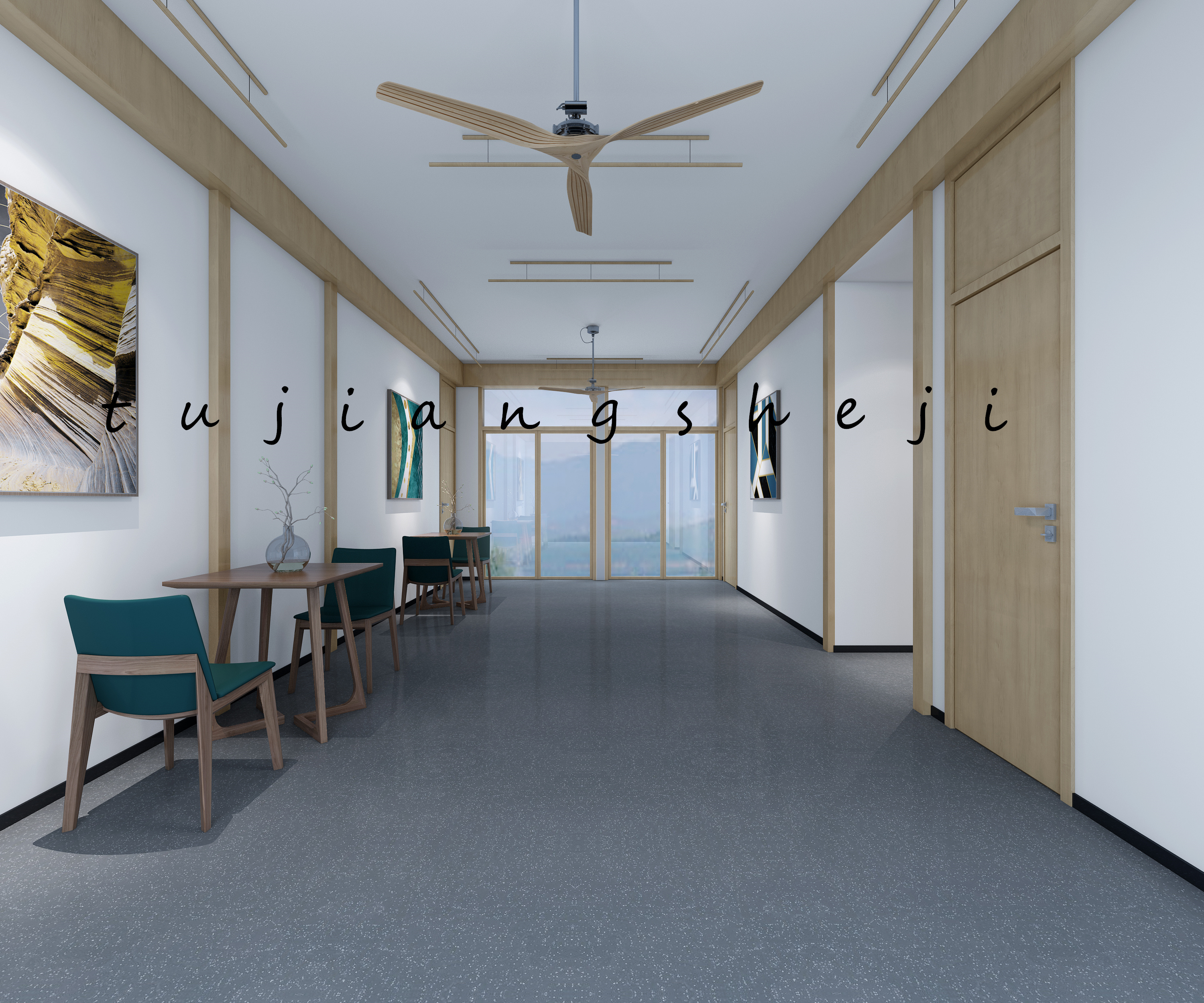 健身会所,瑜伽馆,普拉提运动中心设计-15