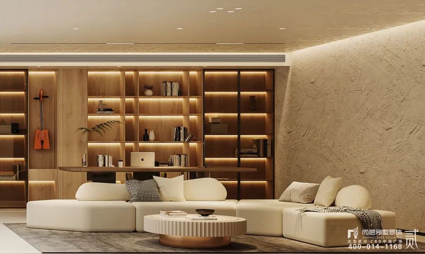 天樾书院 x 尚层作品 | 420㎡叠拼别墅，法式复古与现代诧寂的隔空碰撞，灵魂交融，各生欢喜！-18