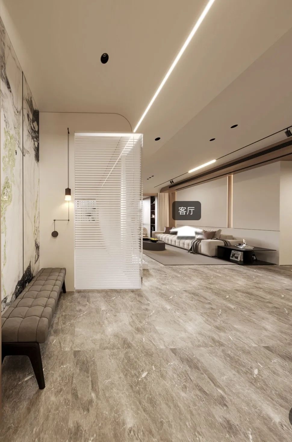 现代轻奢私宅设计丨山舍空间设计-8