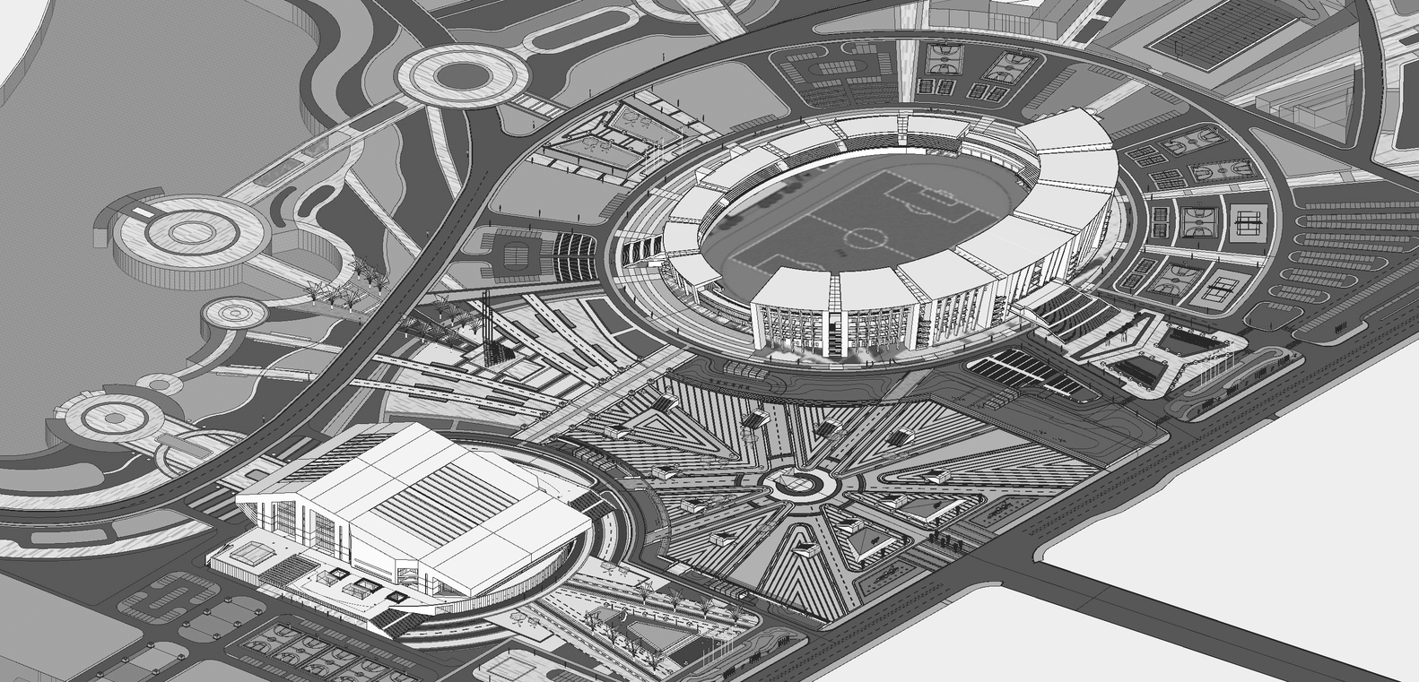 青岛平度奥林匹克体育中心 室内设计解读-13