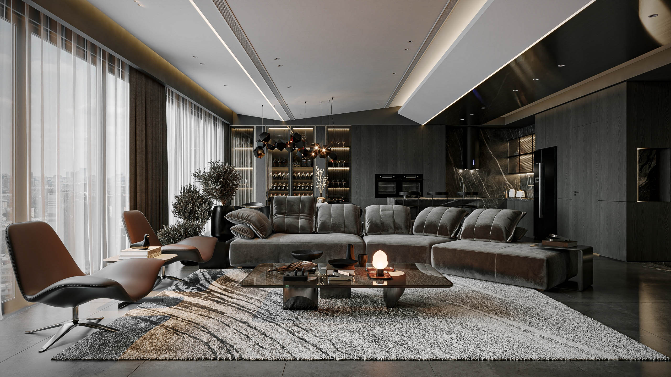 PENHOUSE APARTMENT大平层-2