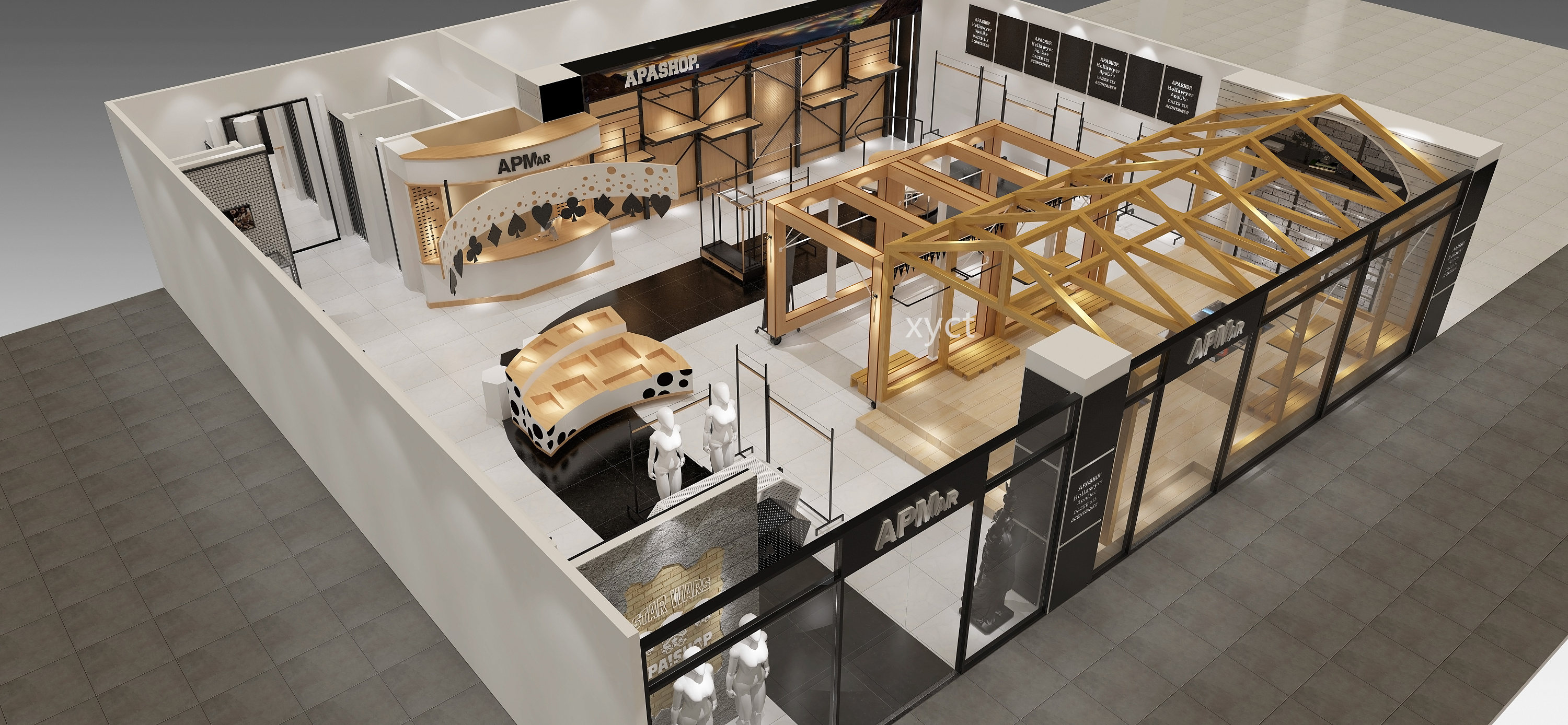 工装&艾普玛潮流艺术商店APMAR 店铺效果图-8