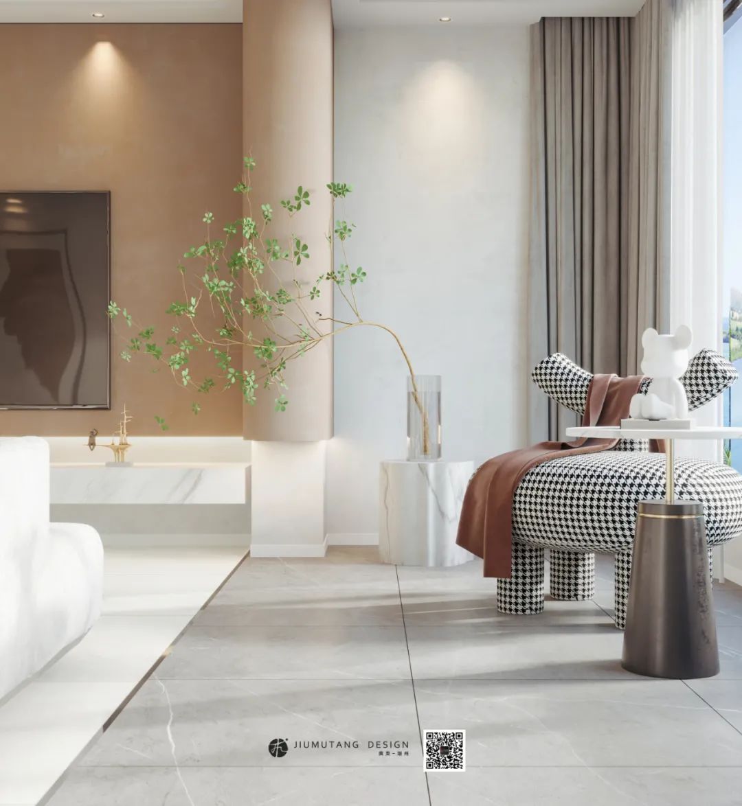 恒大城初秋微凉,现代简约治愈系住宅-9