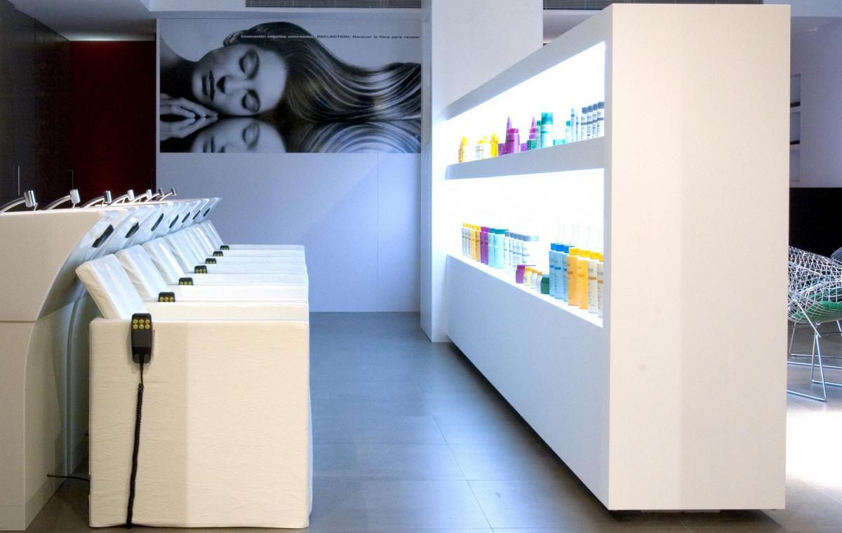 Peluquería Compagnia de la Bellezza | vilablanch. Estudio de arquitectura interior situado en Barcelona. Proyectos de restauración, llave en mano y para promotoras-10