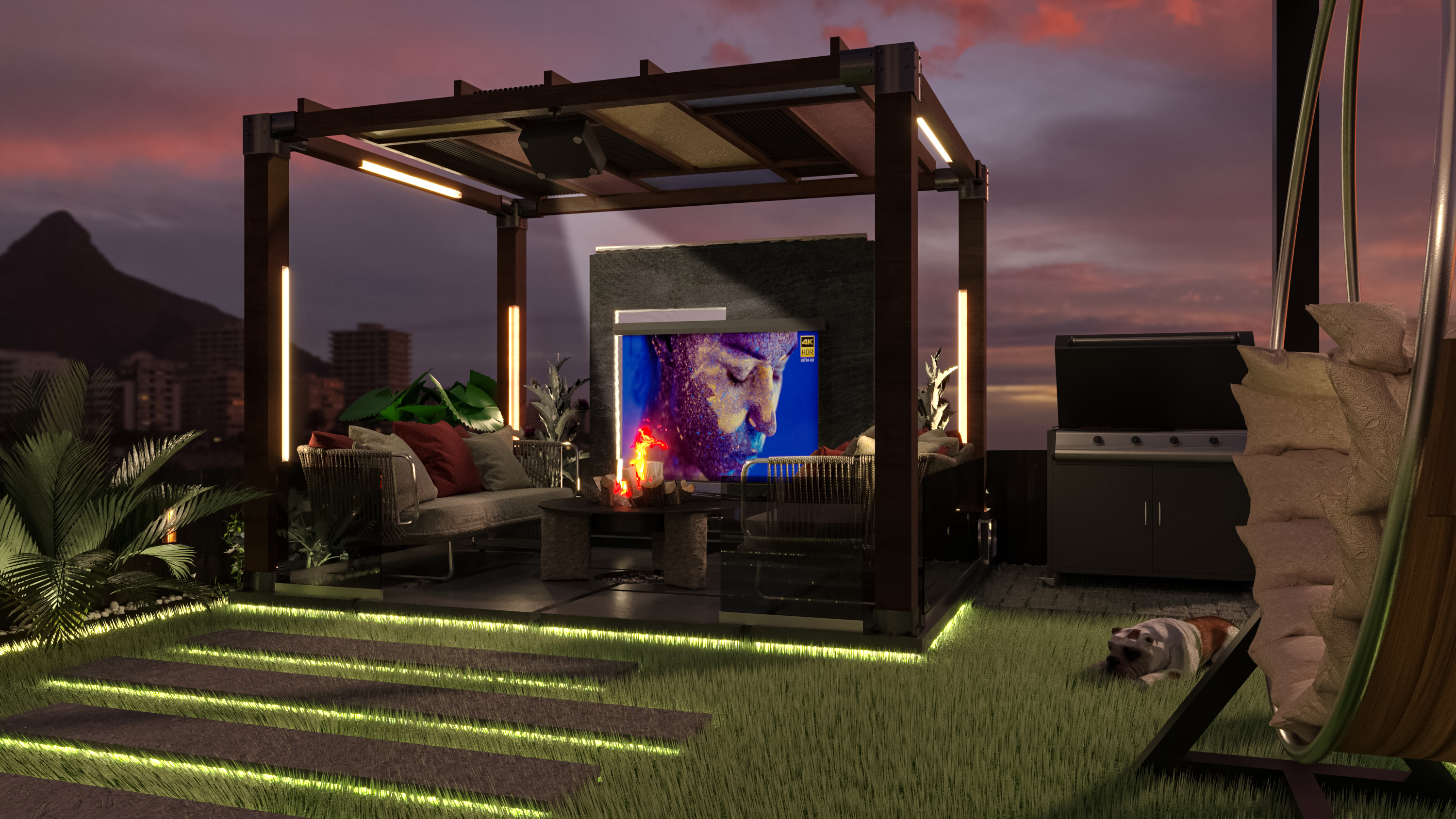 海德公园山景别墅丨埃及开罗丨Atrium Design  Ahmed Rabie-36