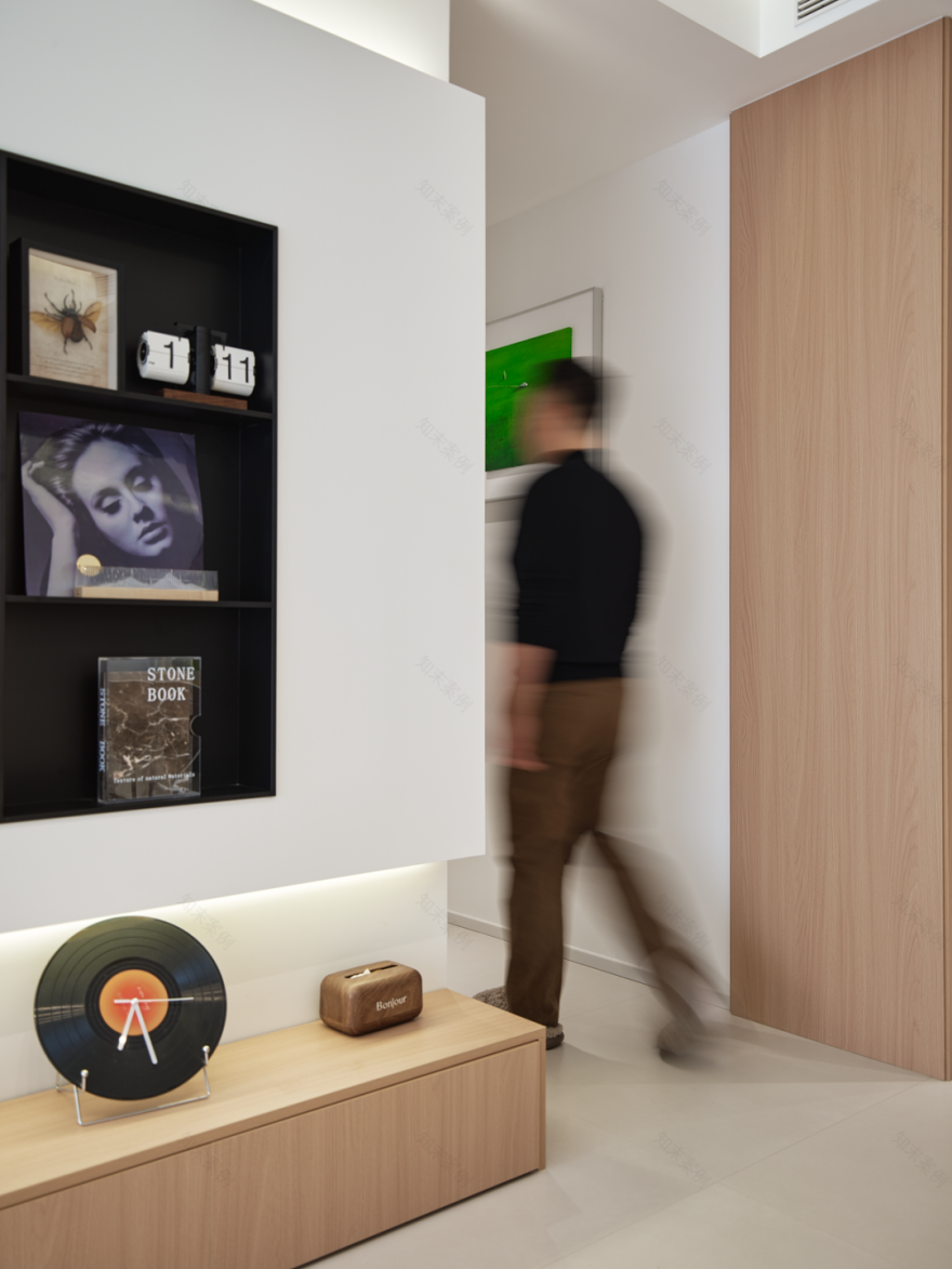 90平现代+原木奶油风家装丨中国闵行丨上海欧碧雅空间设计-16