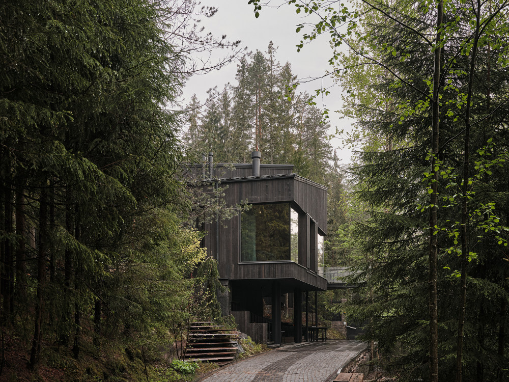 俄罗斯 Hill House 度假别墅丨Horomystudio-9