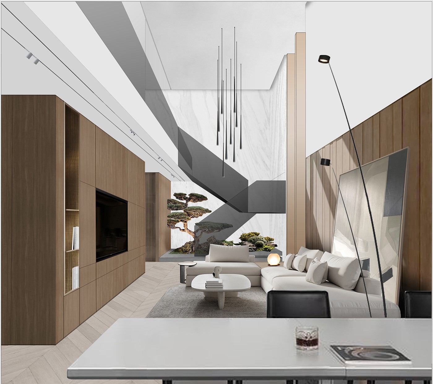 74平 复式公寓设计方案-5