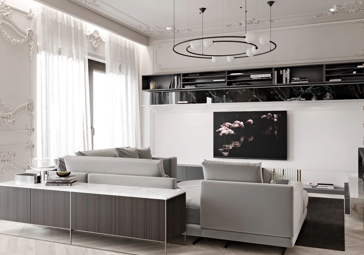 简约黑白家居设计-12