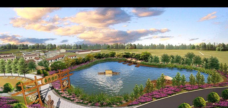 乌海巴彦木仁渔村景观规划设计-6