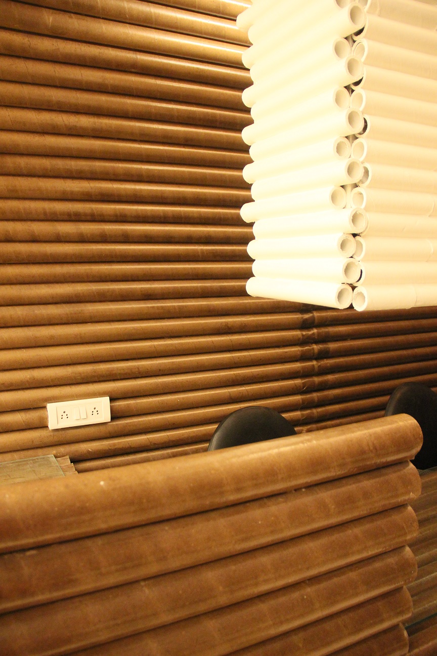 纸管办公室 | 经济实惠的绿色创意空间-31