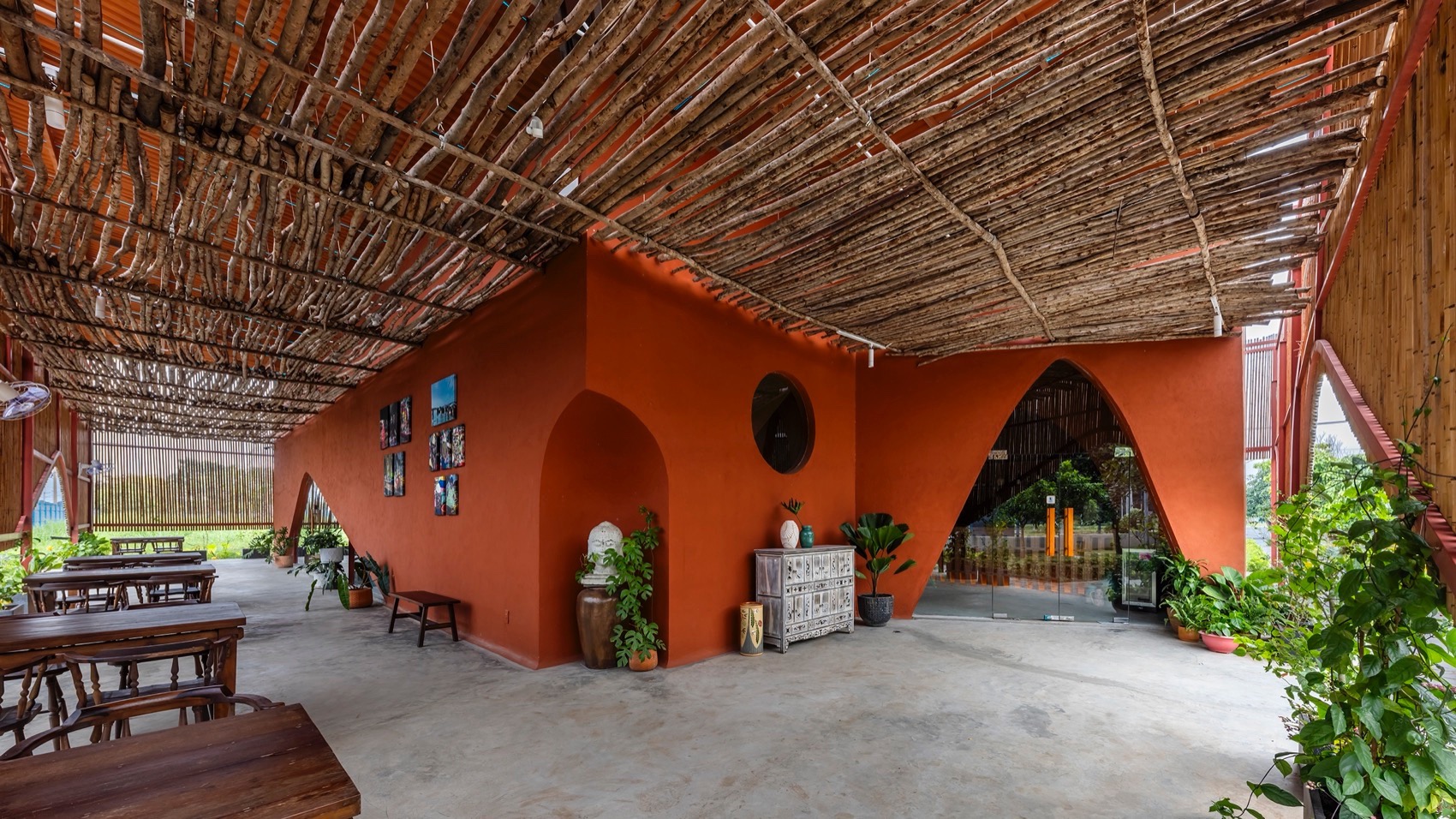 Nhà Tú花园餐厅丨越南丨Long Nguyen Design-34