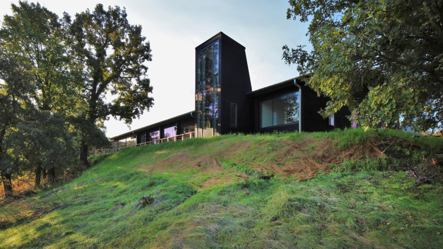 Nebraska 自然保护区的"魅力"游客中心-0