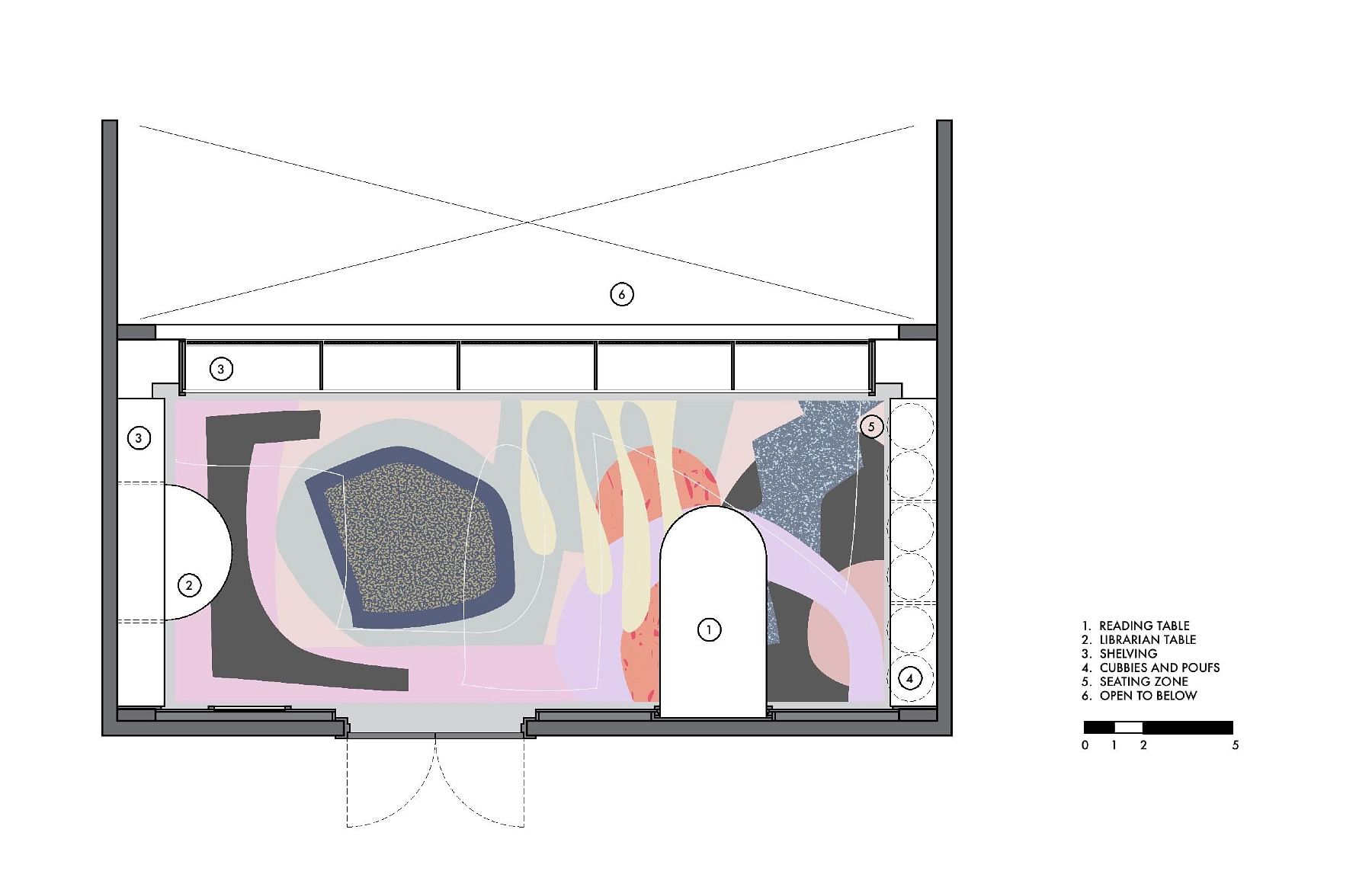 布朗克斯无家可归者收容所新儿童图书馆丨美国纽约丨Michael K. Chen Architecture-25