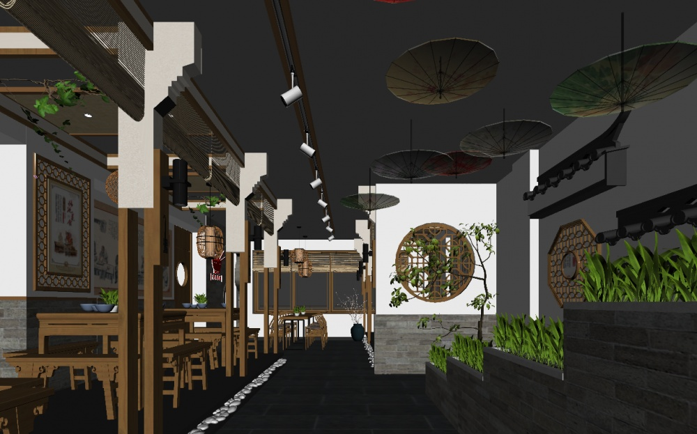 
陕西老碗餐厅设计 -6