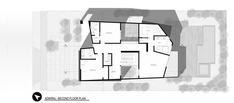 洛杉矶传统社区中的现代“盒子式”住宅-9
