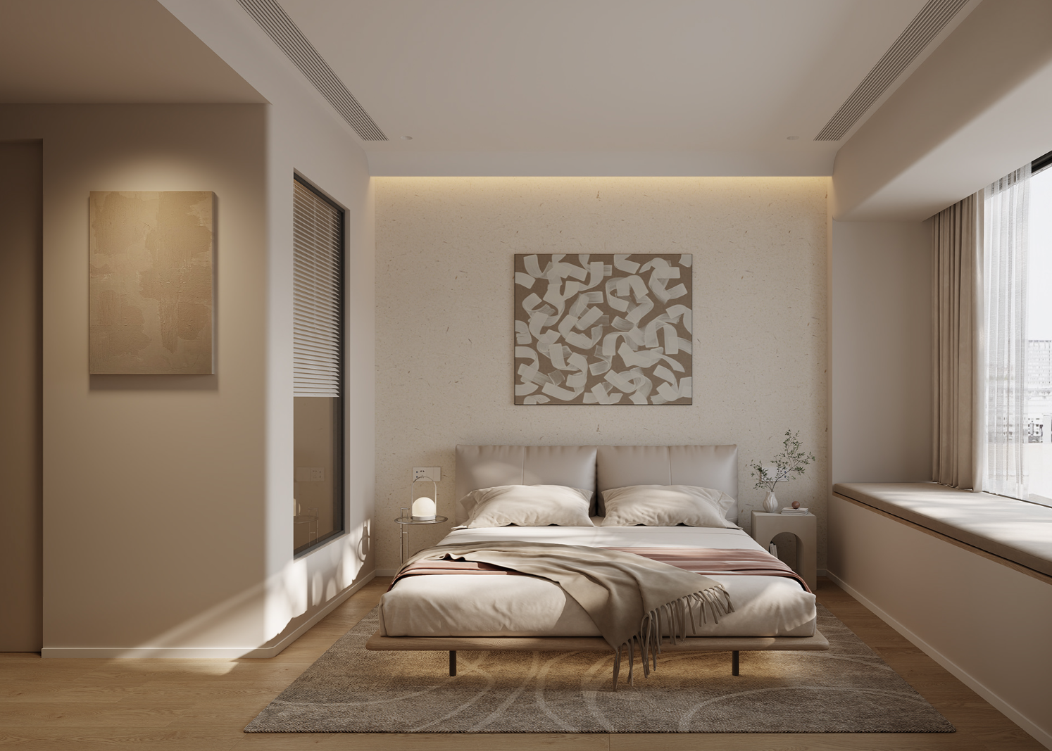 120㎡ 现代奶油 高级感-2