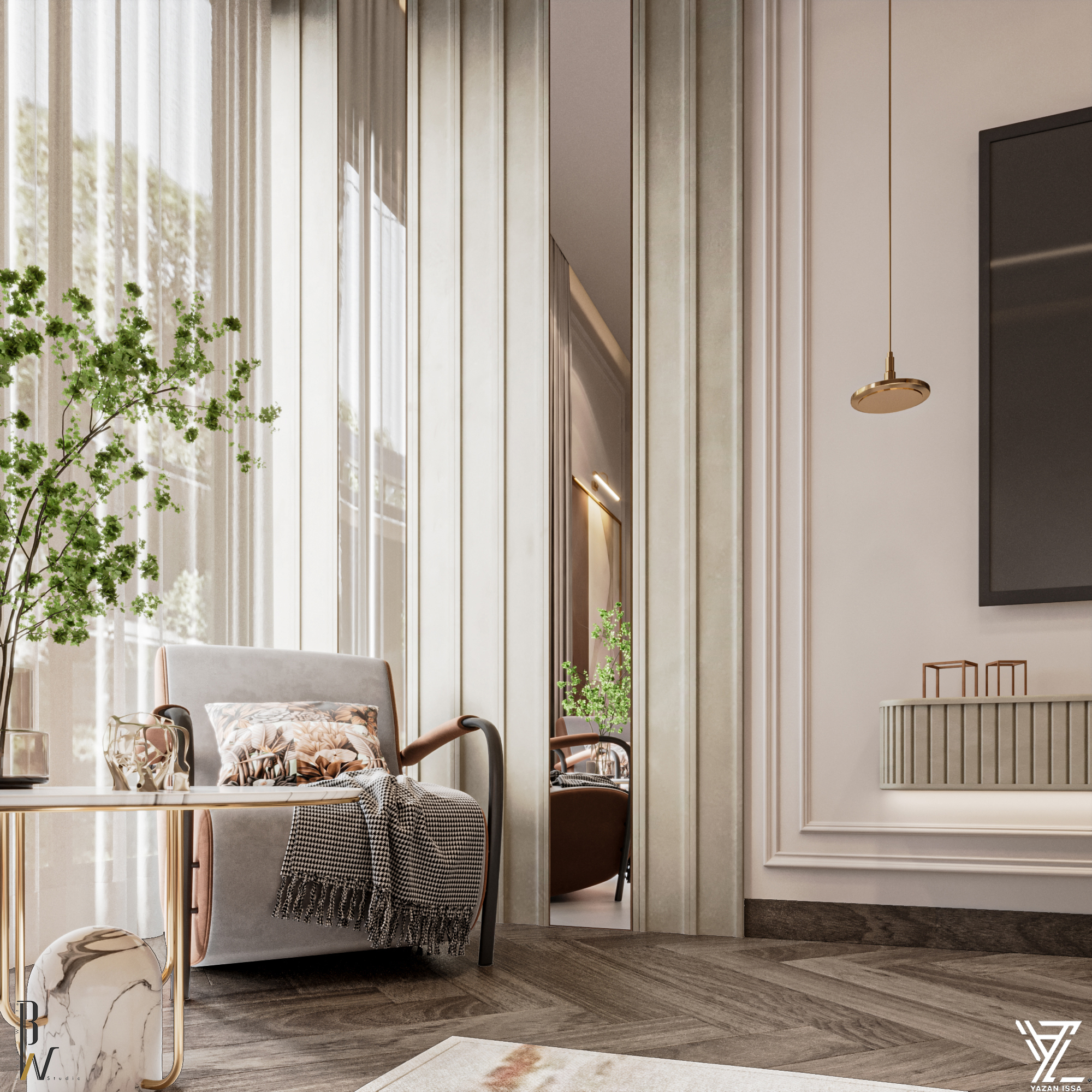 Neo-classic Master bedroom-8