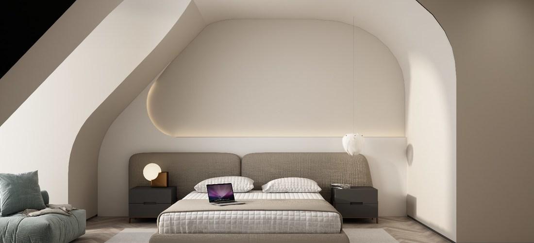 半山白色别墅 | 简约开放式设计的生活美学-16