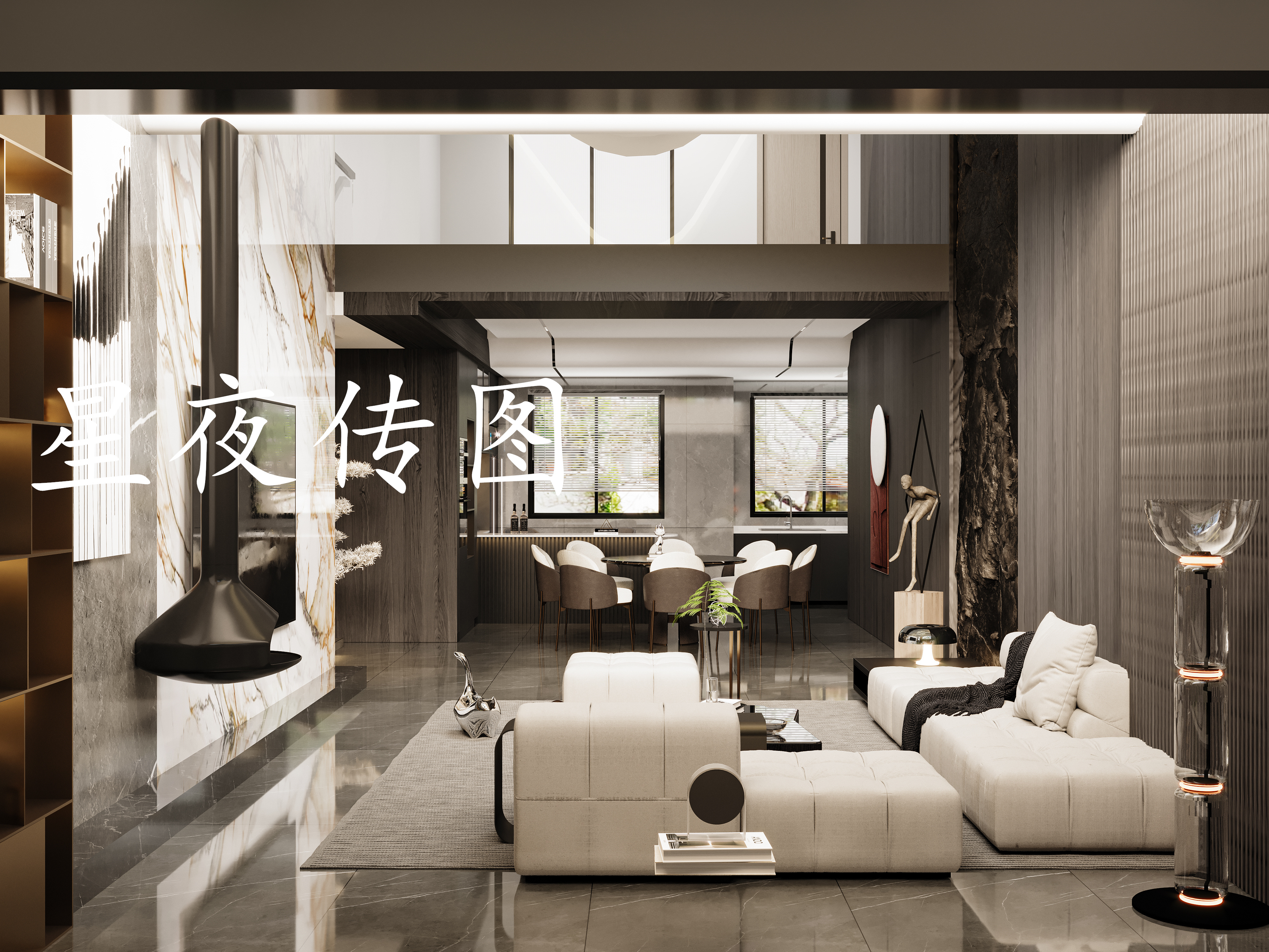 星夜传图--现代别墅-3