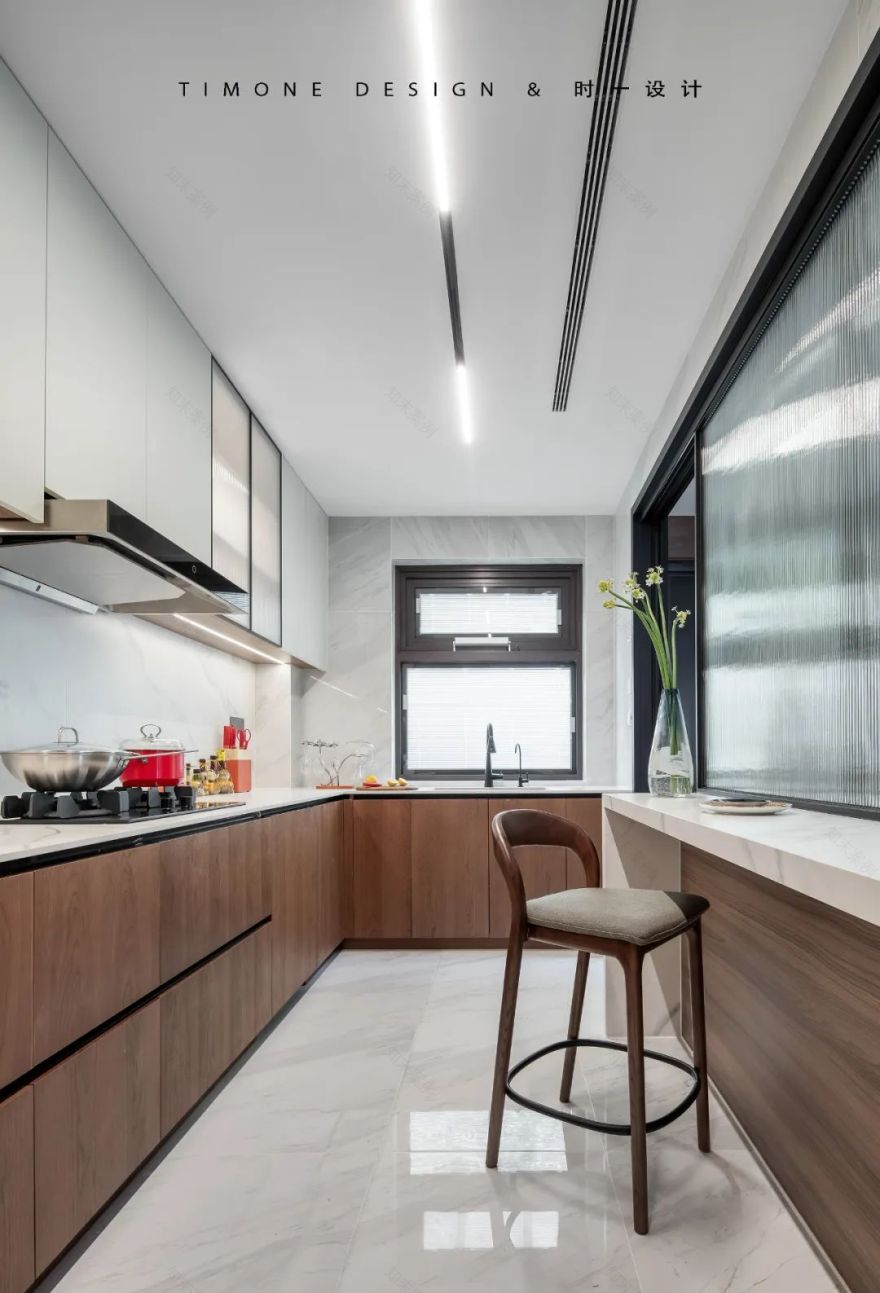 自然温馨六口之家丨中国武汉丨时一设计-31