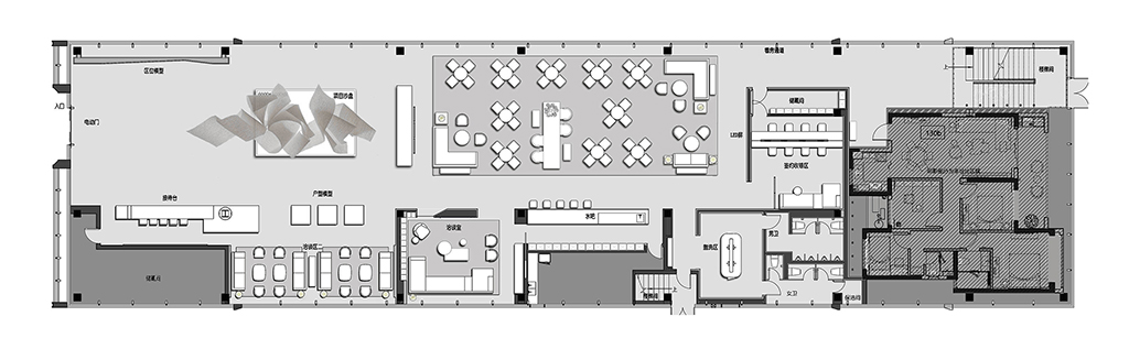 众睦设计丨温州首开中庚·香開萬里售楼处：当代语境，抒叙自然-65