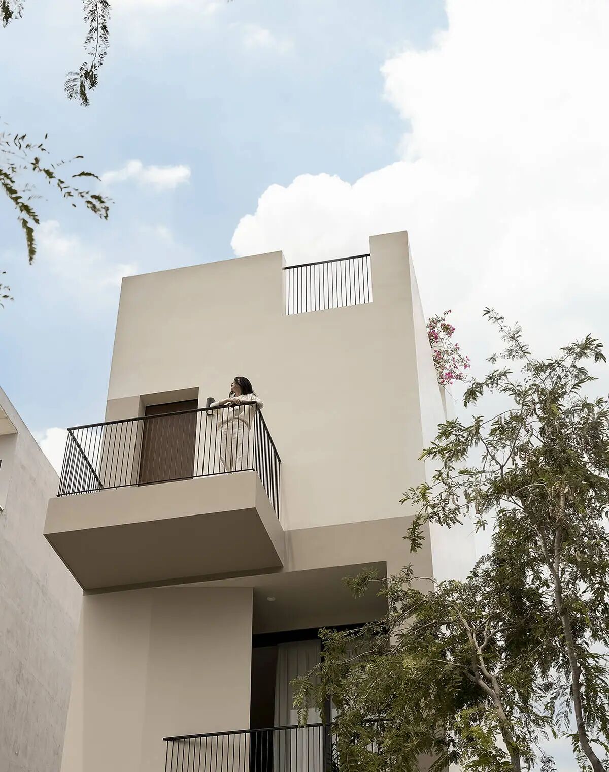 White Oasis窄长宅设计-38