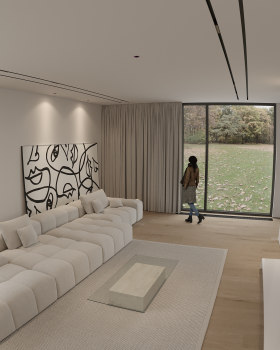 living room (3ds max & corona workshop)